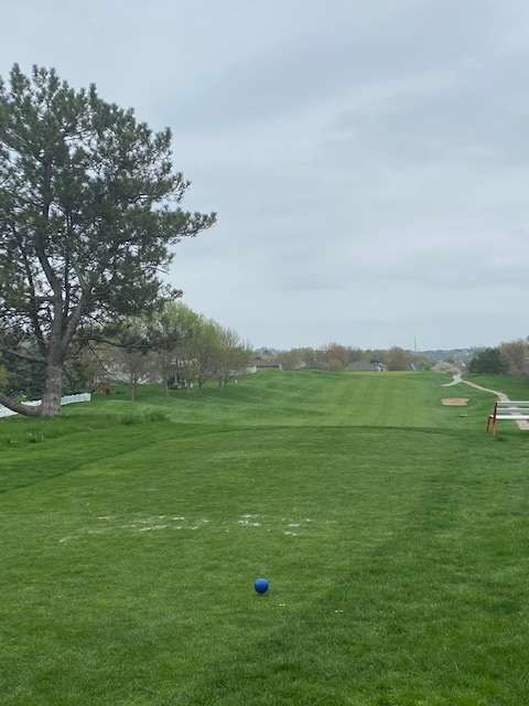 Hole 4, Bernie’s Glory, viewed from the tee box