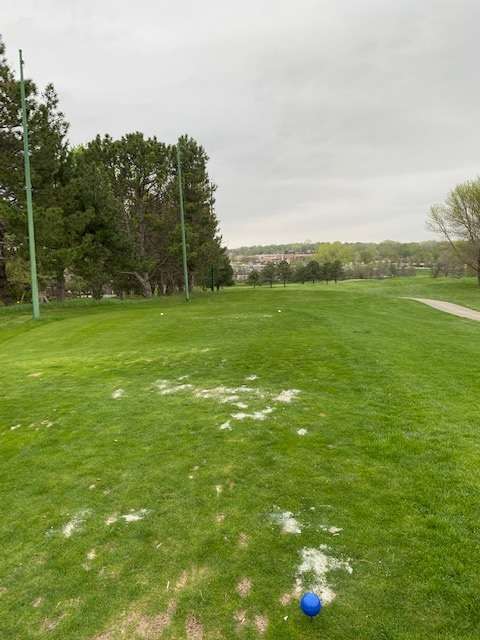 Hole 9, Spin Cycle, viewed from the tee box